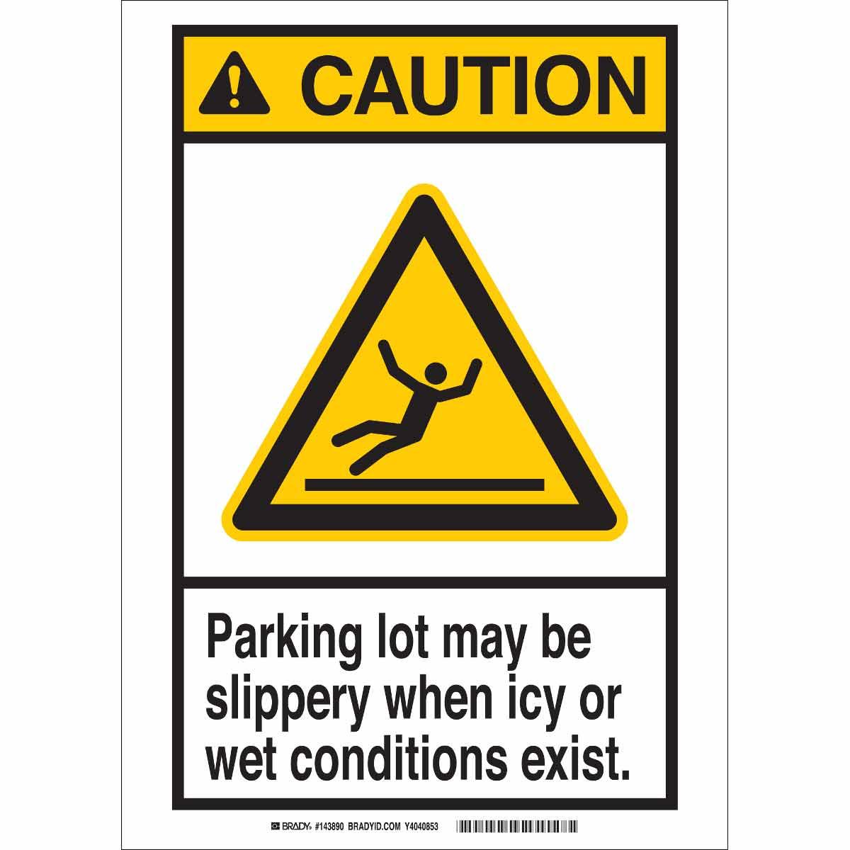 Brady® 143886 Accident Prevention Signs