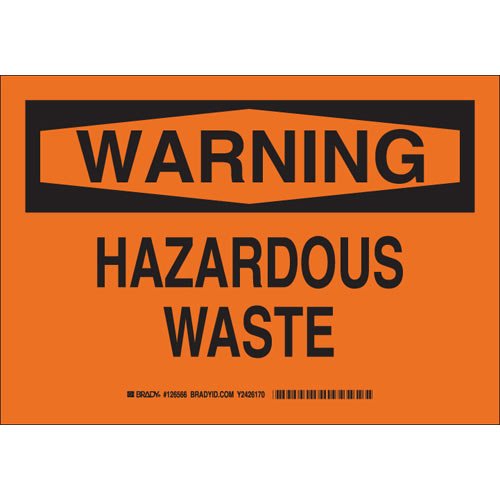 Brady® 126565 Chemical & Hazardous Material Signs