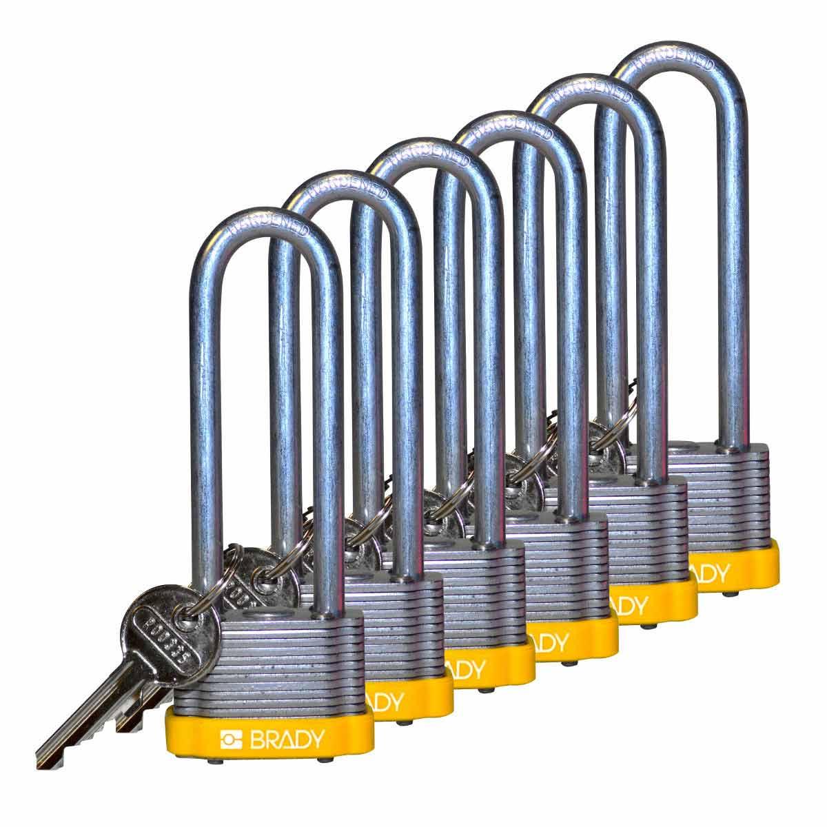 Brady® 123263 Lockout Padlocks