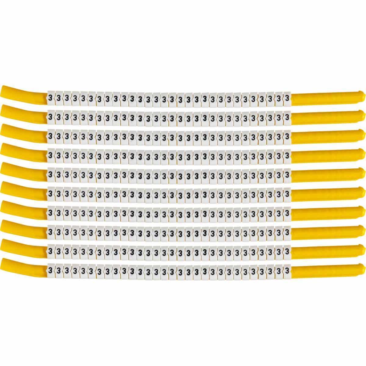 Brady® SCN18-3 Clip on Wire Markers