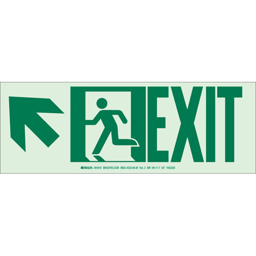 Brady® 114661 Fire, Emergency, Exit & First Aid Signs