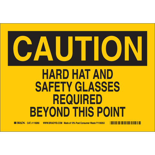 Brady® 116060 Accident Prevention Signs