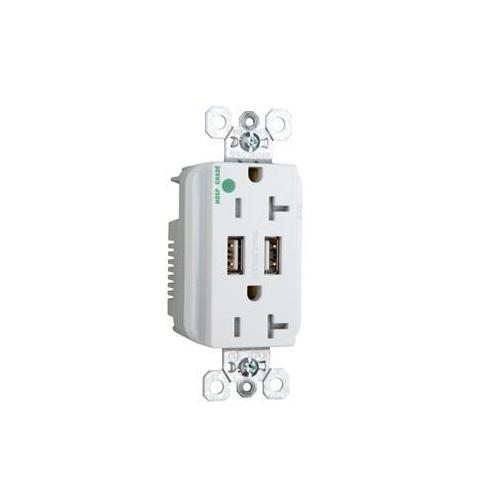 Pass & Seymour® TR8300HUSBW Straight Blade Receptacles