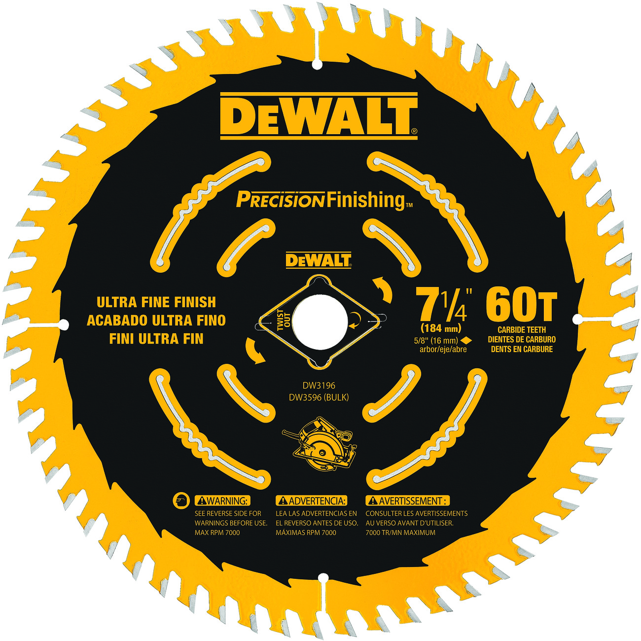 DeWALT® DW3196 Circular Saw Blades