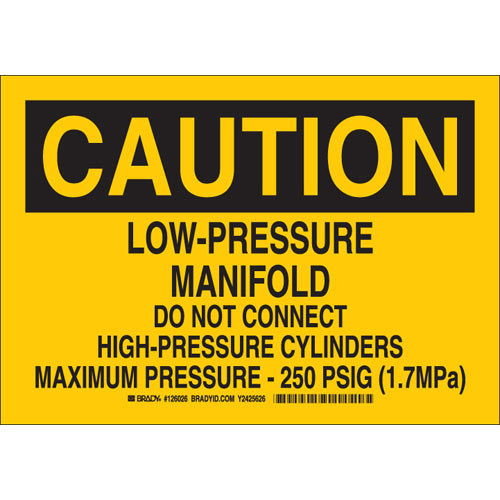 Brady® 126028 Chemical & Hazardous Material Signs