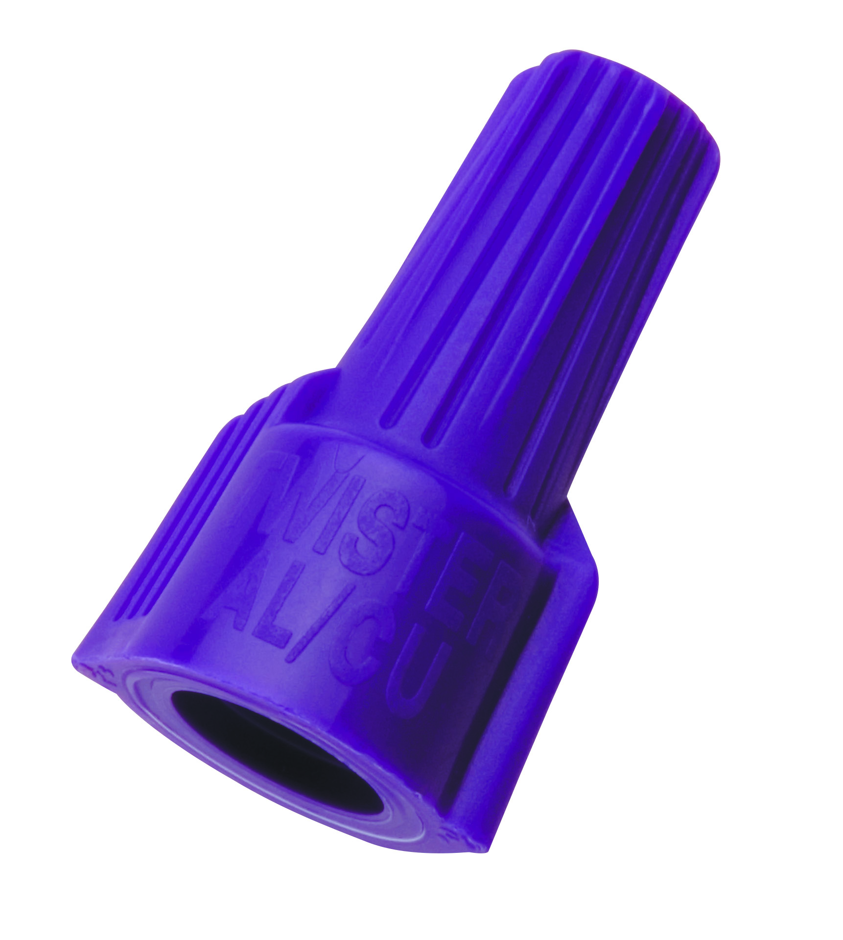 IDEAL® TWISTER® 30-265 65 Series Flame-Retardant Grounding Wire Connector, Winged Shell, Live Action/Square Wire Spring, 18 AWG, 12 AWG, 10 AWG Copper/Solid Aluminum Wire, Polypropylene