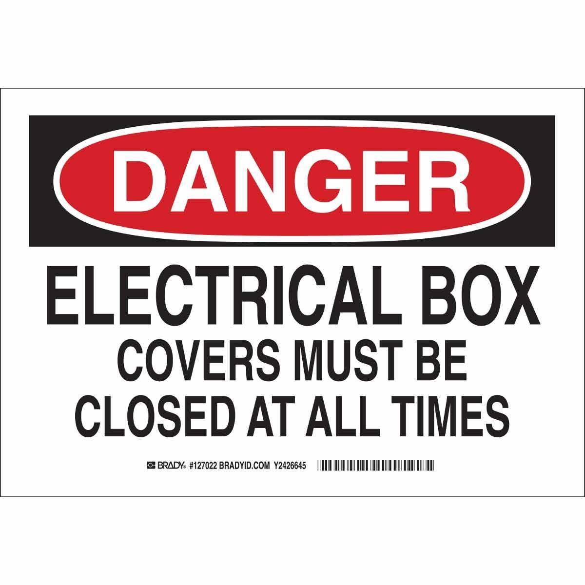 Brady® 127023 Accident Prevention Signs