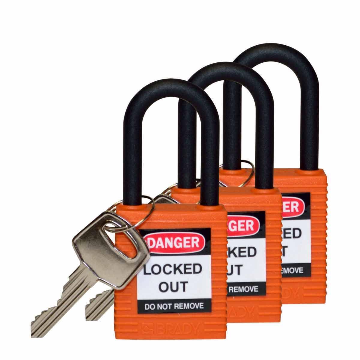 Brady® 123337 Lockout Padlocks
