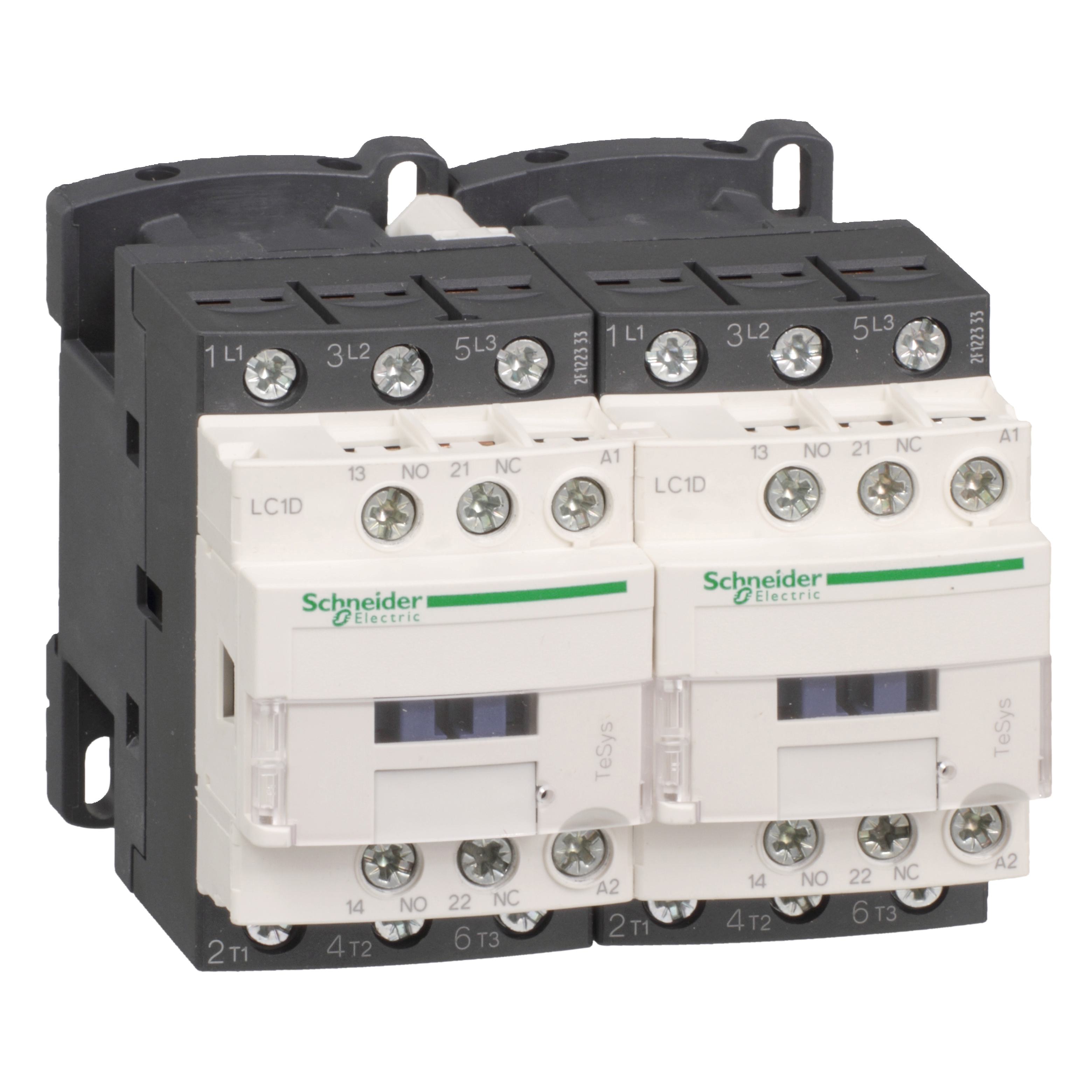 Schneider Electric LC2D32G7 LC1D D-Line Mechanical Standard IEC Contactor, 120/690 V DC, 300 V DC V Coil, 32/50 A, 3NO Contact, 3 Poles
