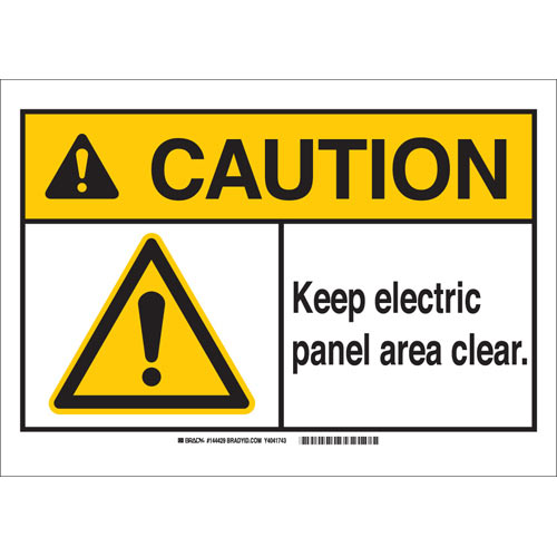 Brady® 144431 Accident Prevention Signs