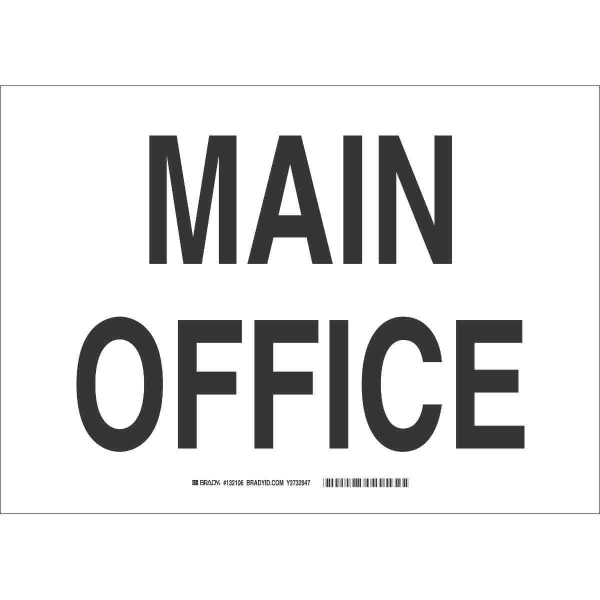 Brady® 132104 Access & Security Signs