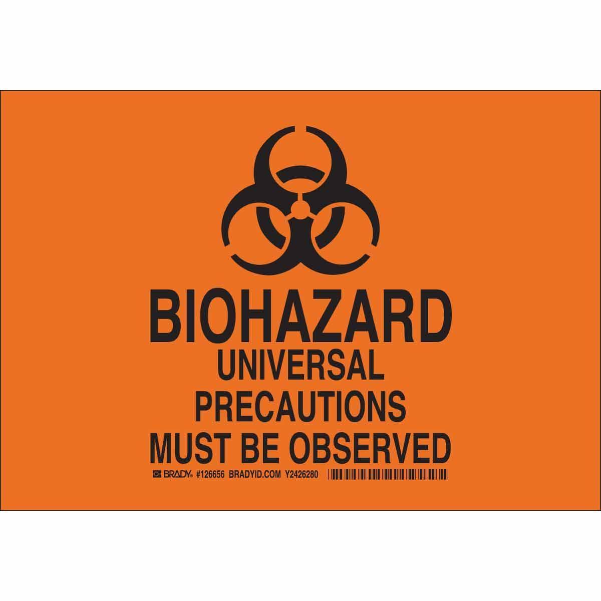 Brady® 126659 Chemical & Hazardous Material Signs