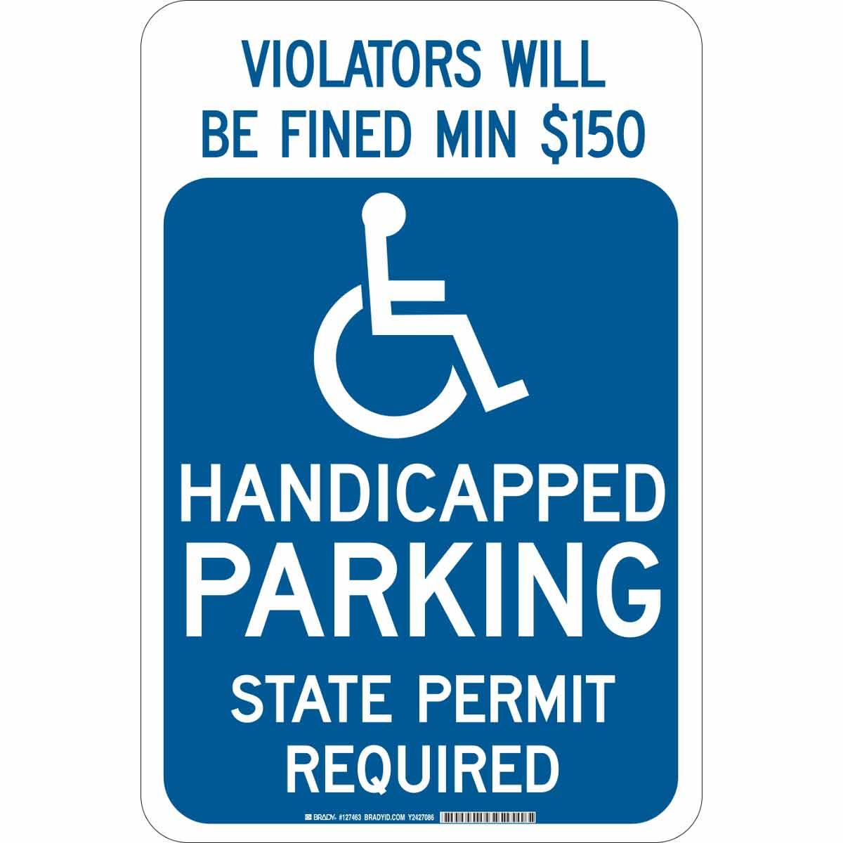 Brady® 127463 Parking & Traffic Signs