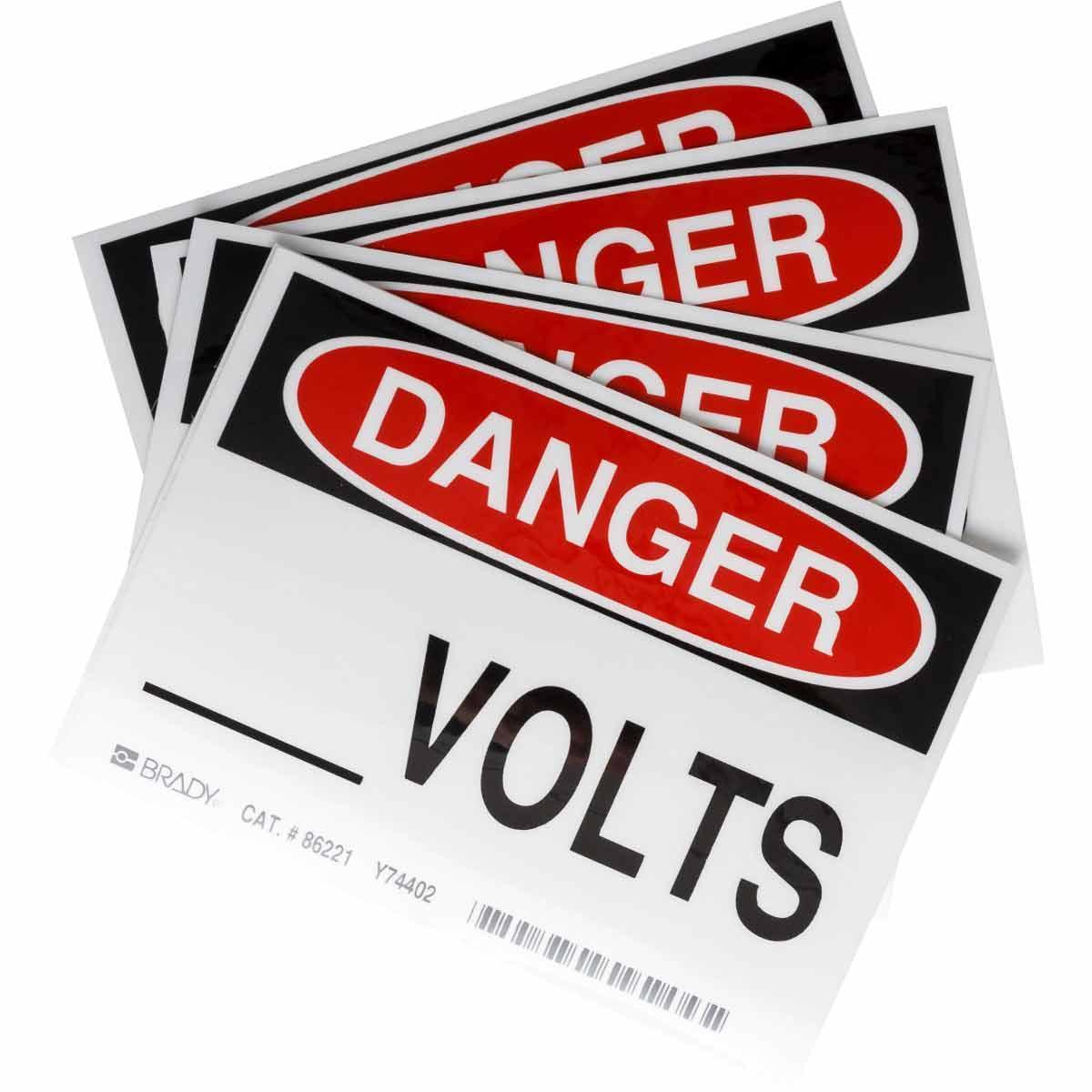 Brady® 86221 Safety & Facility Labels