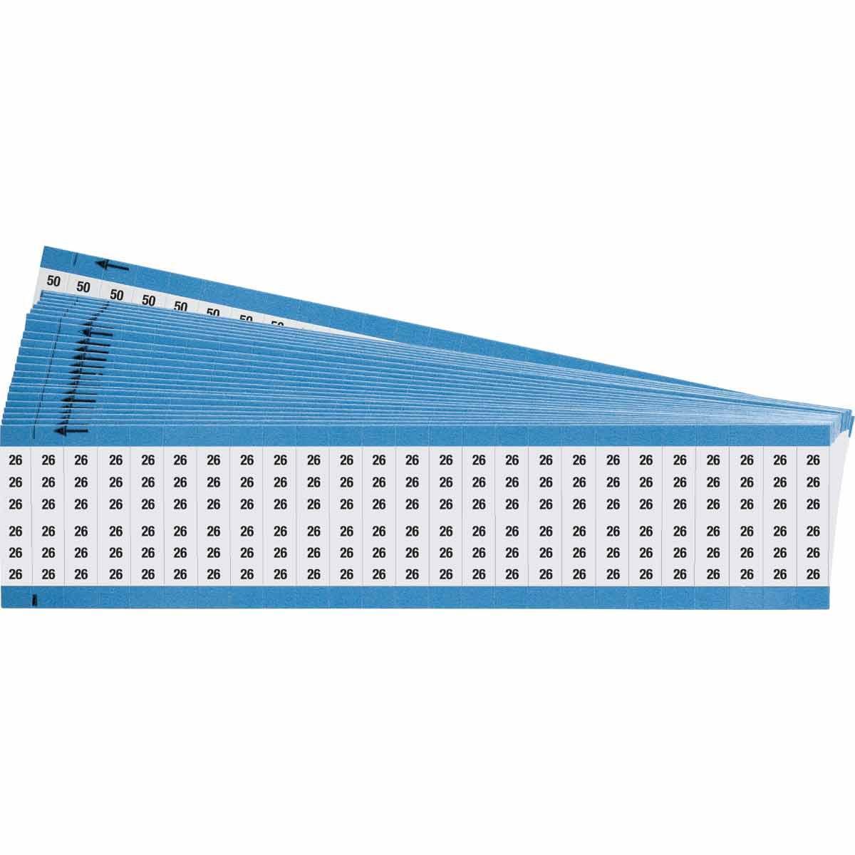 Brady® CPCWM-26-50 Wire Marker Cards