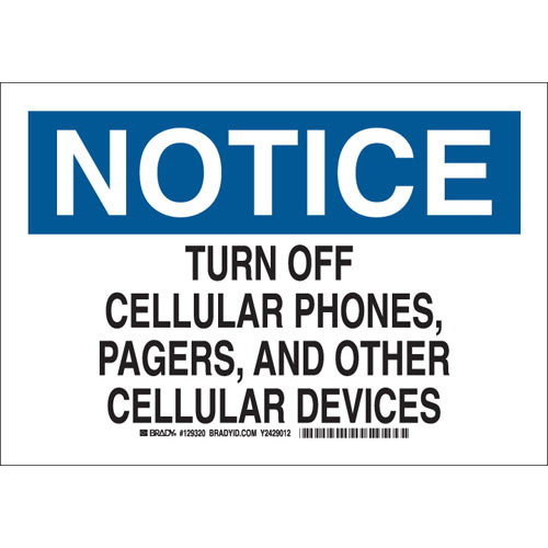 Brady® 129323 Chemical & Hazardous Material Signs