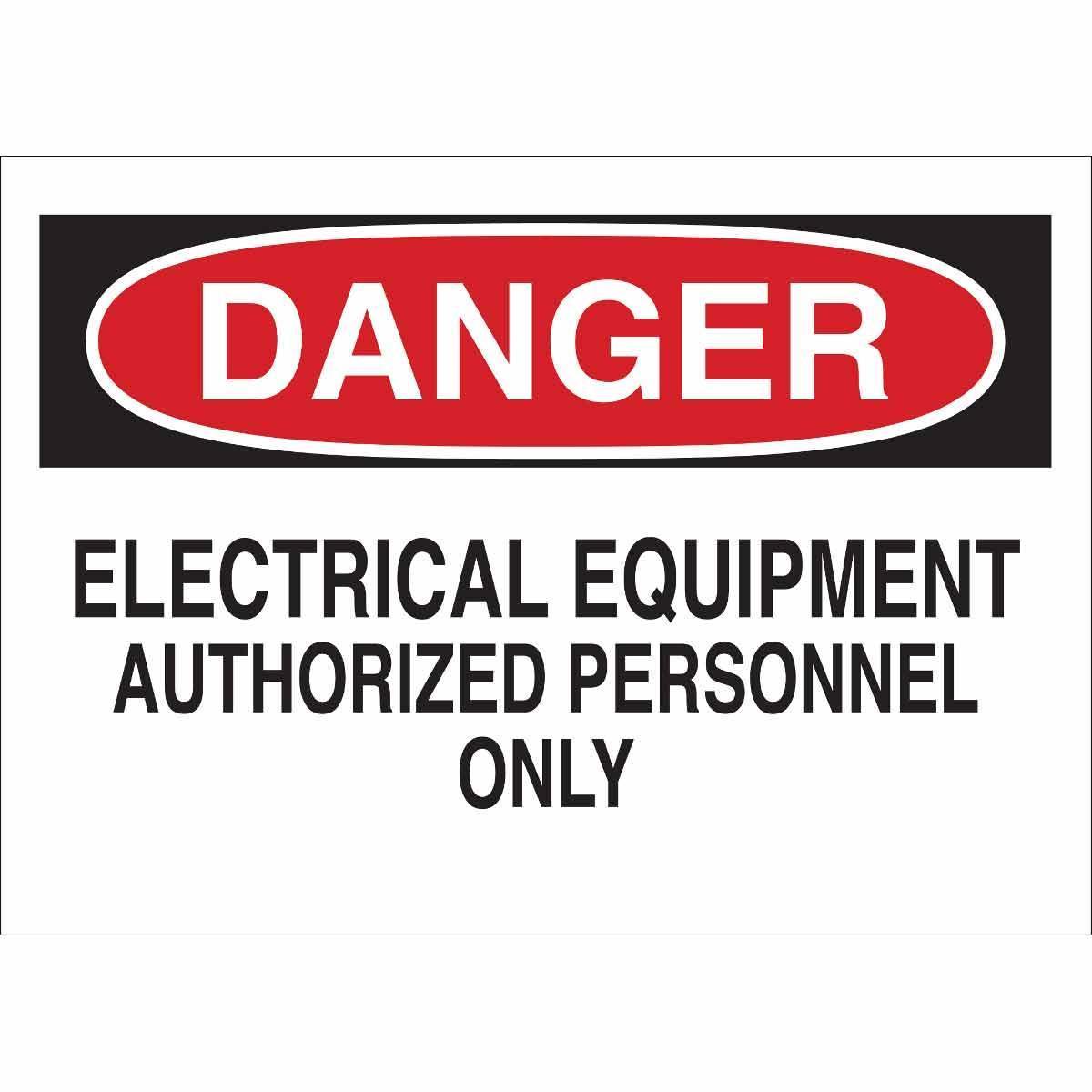Brady® 84069 Access & Security Signs