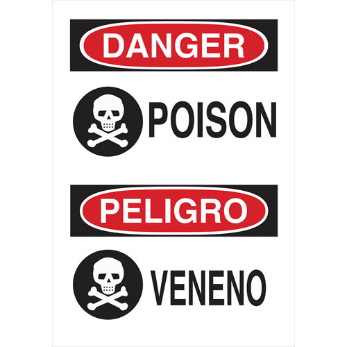 Brady® 125304 Chemical & Hazardous Material Signs
