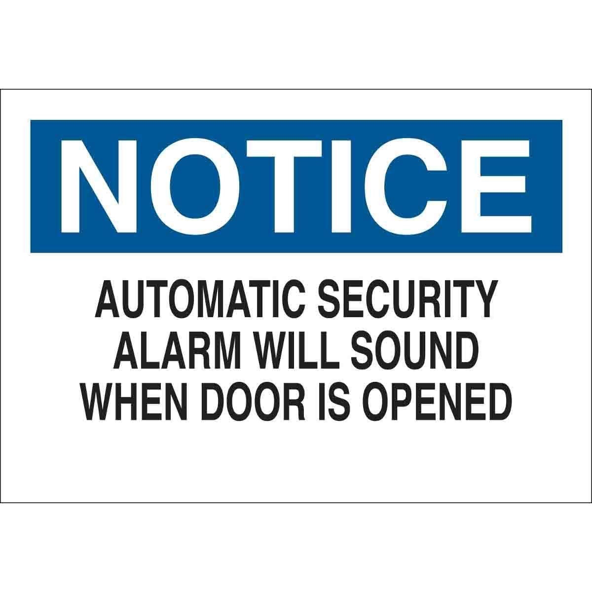Brady® 22528 Access & Security Signs