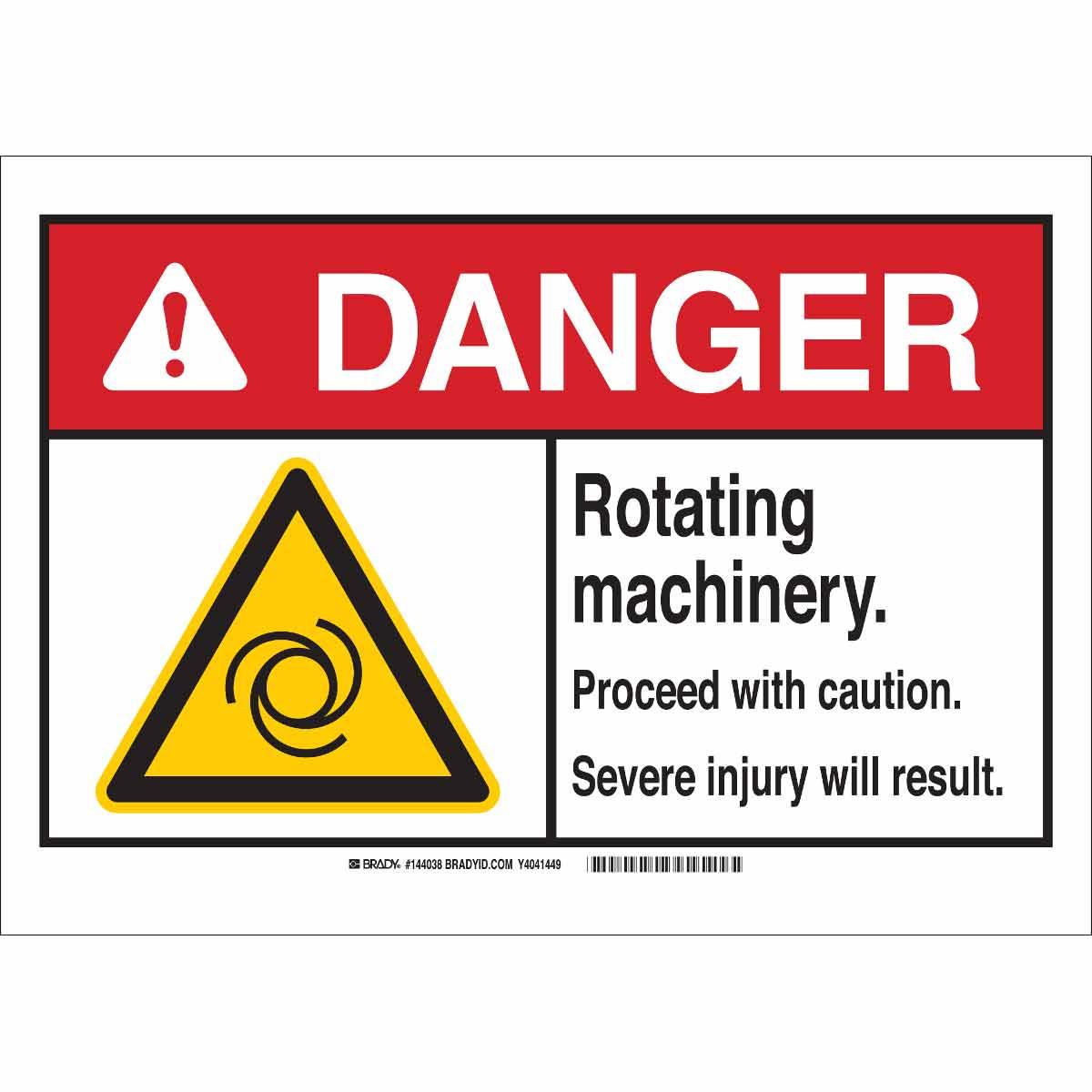 Brady® 144038 Accident Prevention Signs