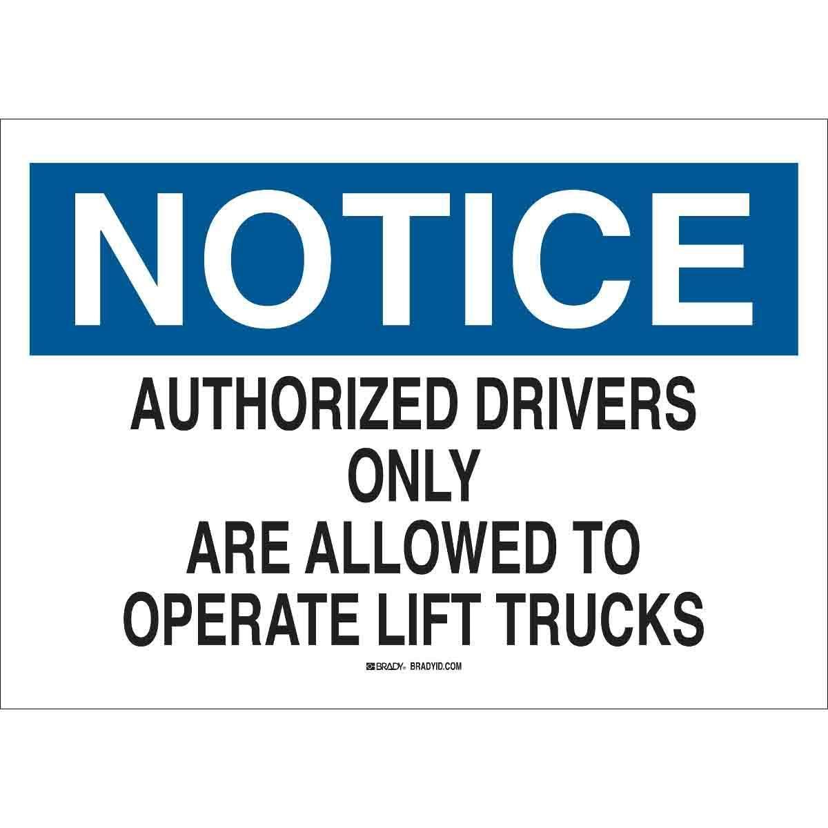Brady® 89129 Accident Prevention Signs