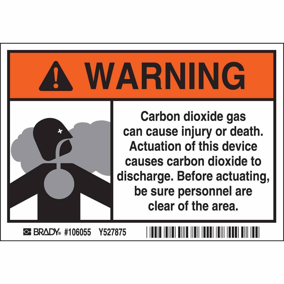 Brady® 106055 Chemical & Hazardous Material Signs