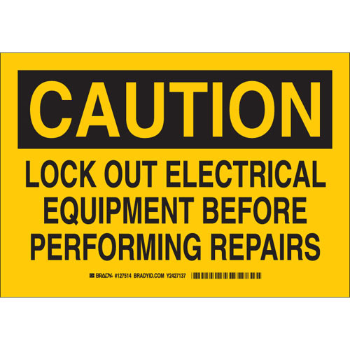 Brady® 127516 Accident Prevention Signs