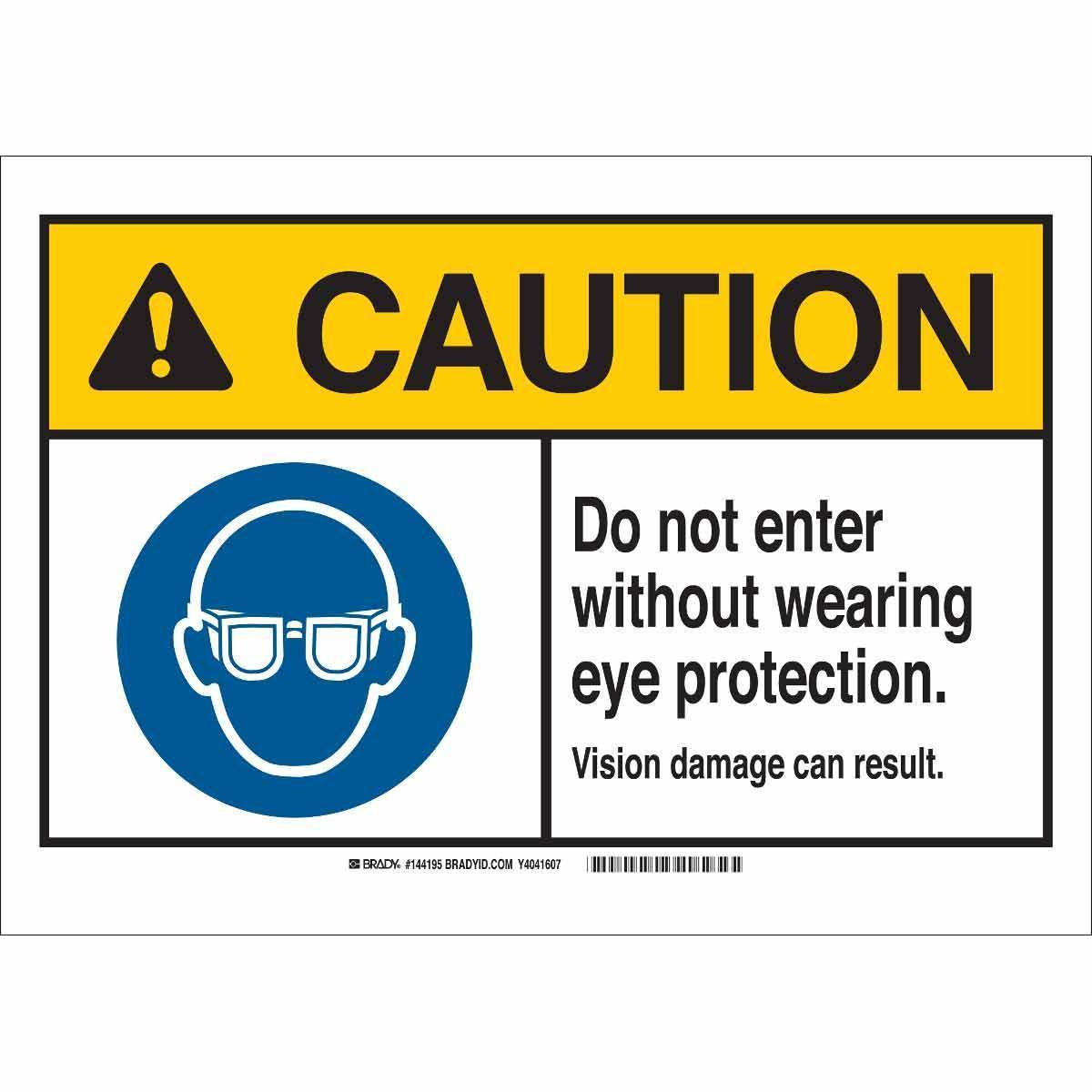 Brady® 144191 Accident Prevention Signs