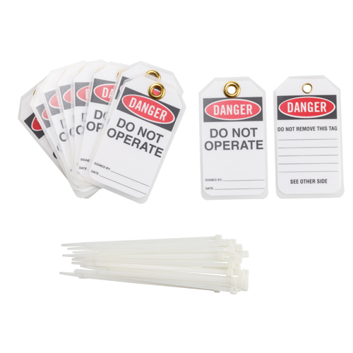 Brady® TG035E-LAM-10 Safety & Facility Tags