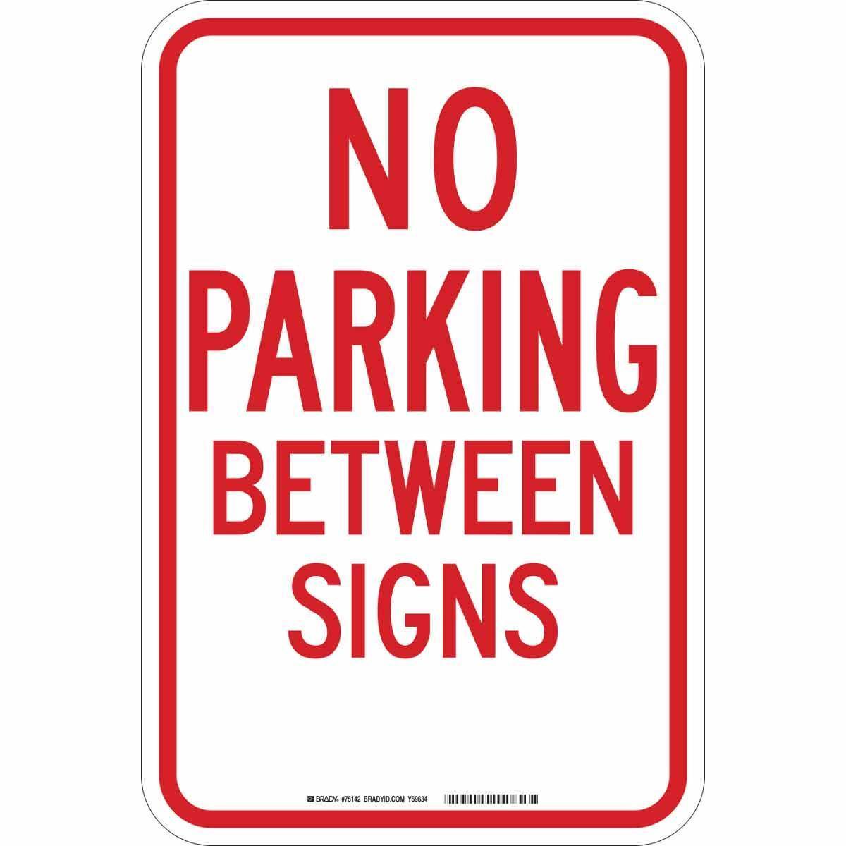 Brady® 75142 Parking & Traffic Signs