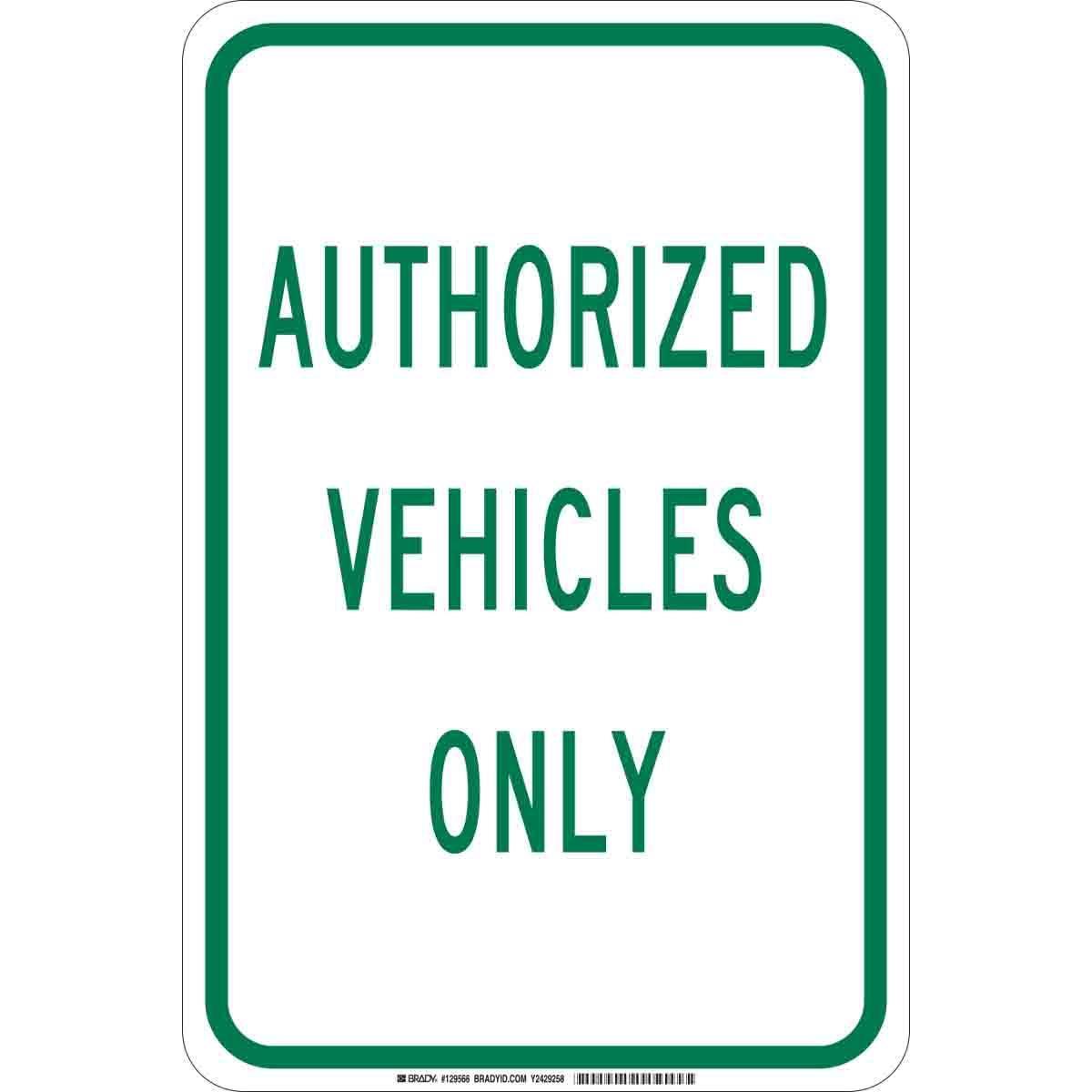 Brady® 129566 Parking & Traffic Signs