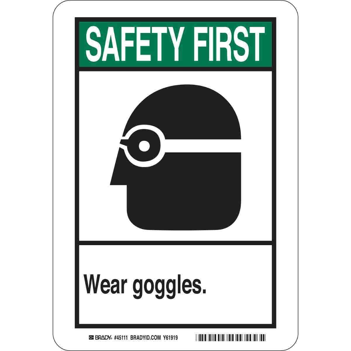Brady® 45112 Accident Prevention Signs