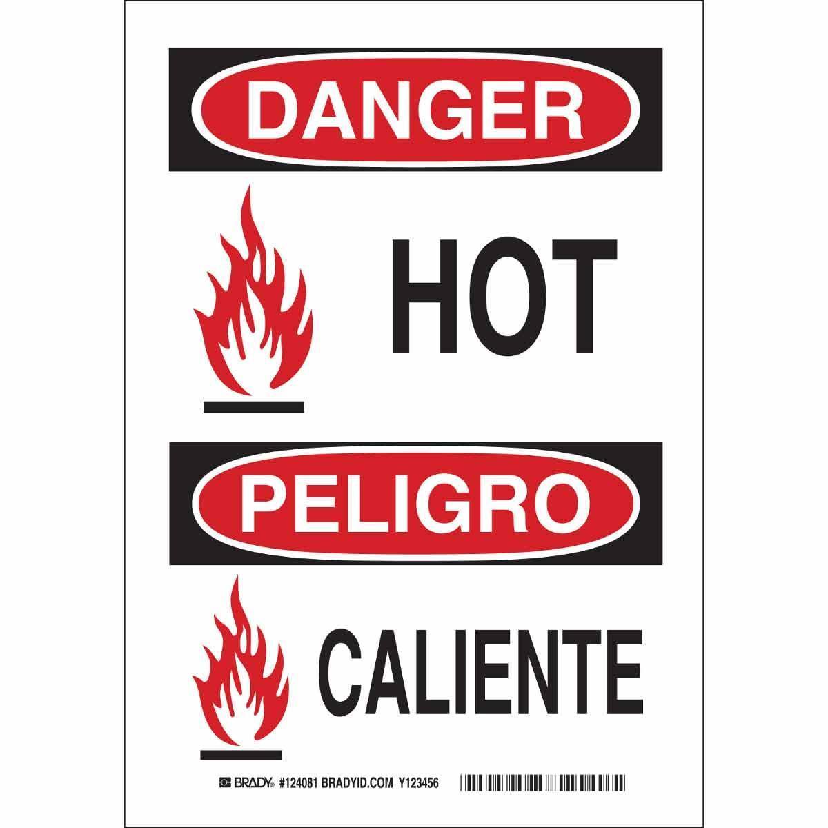 Brady® 124080 Accident Prevention Signs
