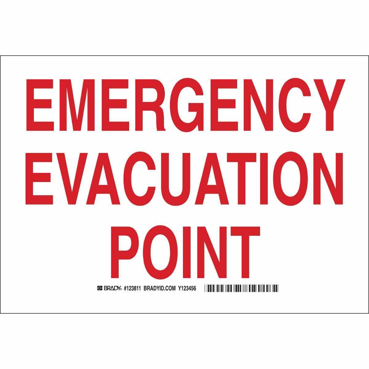 Brady® 123812 Fire, Emergency, Exit & First Aid Signs