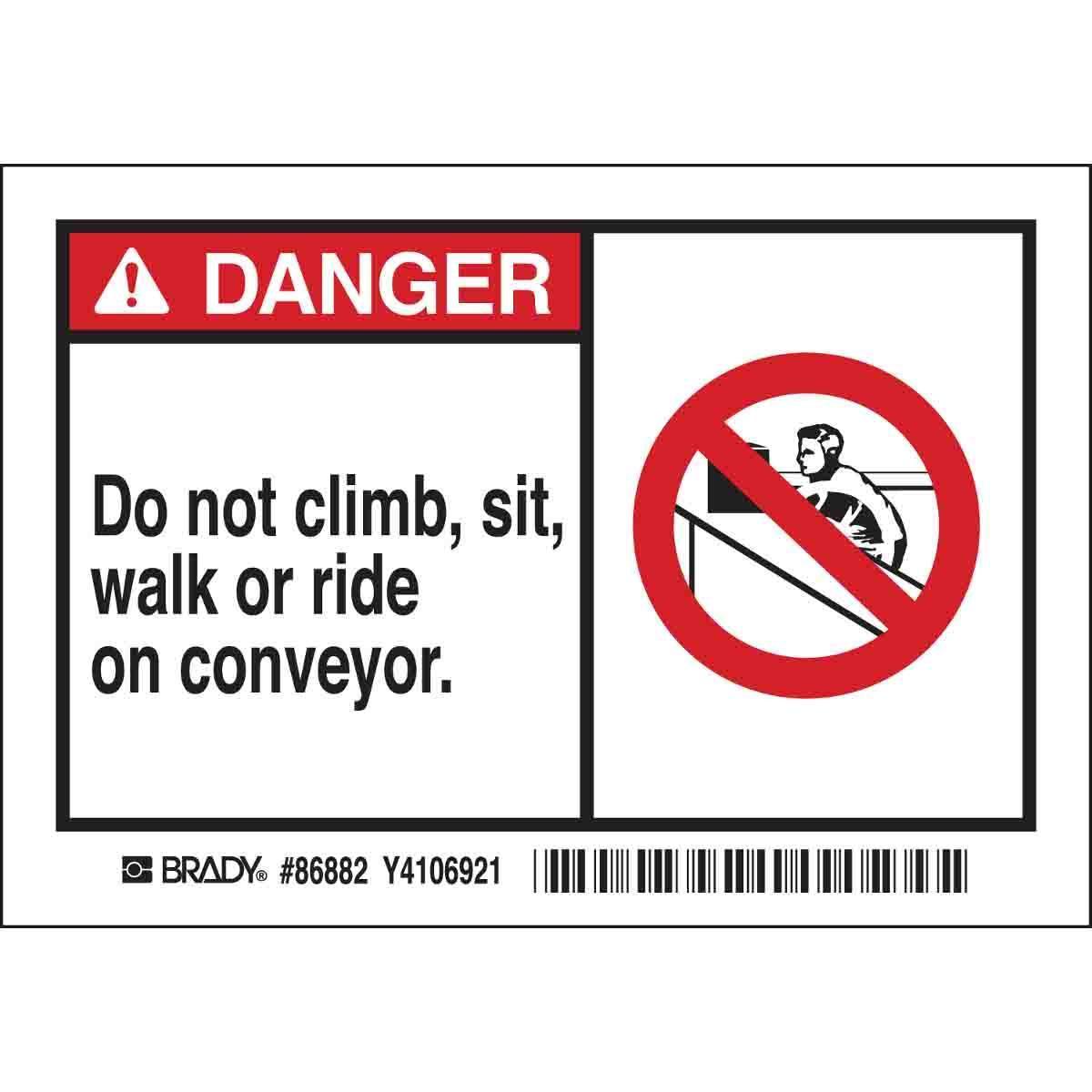 Brady® 86882 Safety & Facility Labels