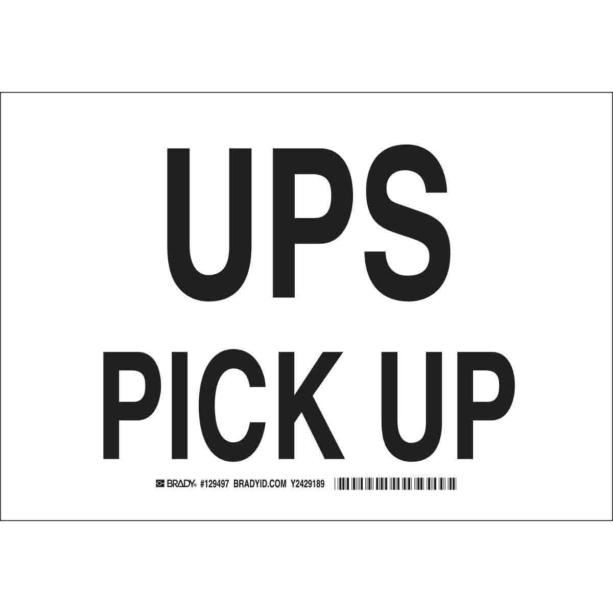 Brady® 129499 Parking & Traffic Signs