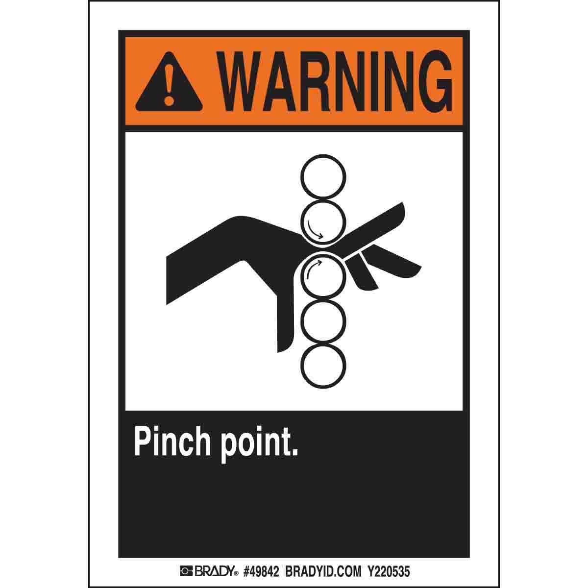 Brady® 49842 Accident Prevention Signs