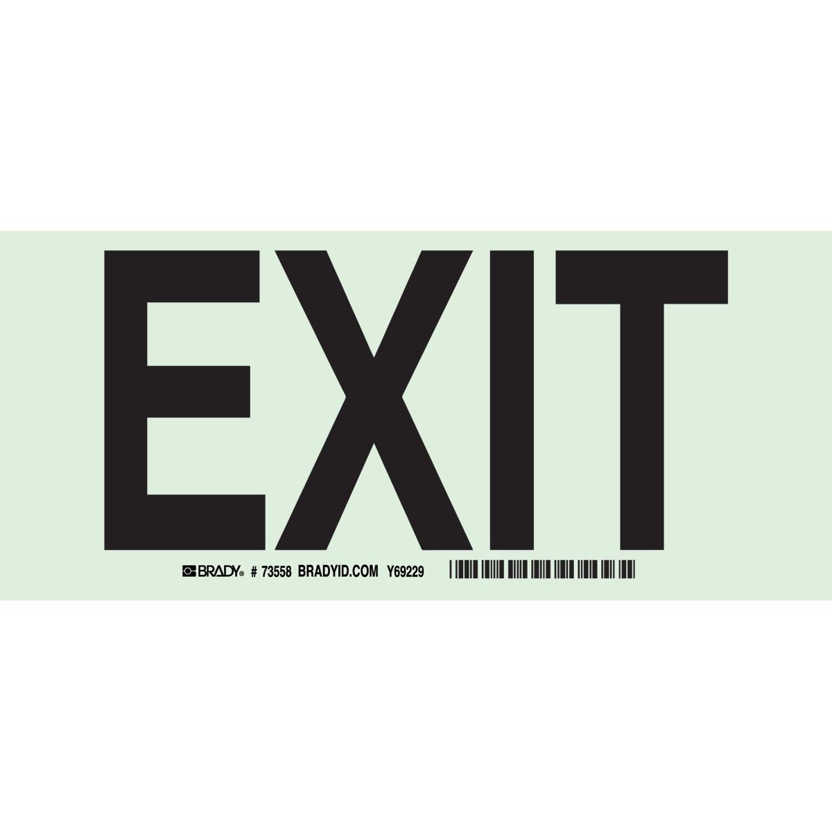 Brady® 73558 Fire, Emergency, Exit & First Aid Signs