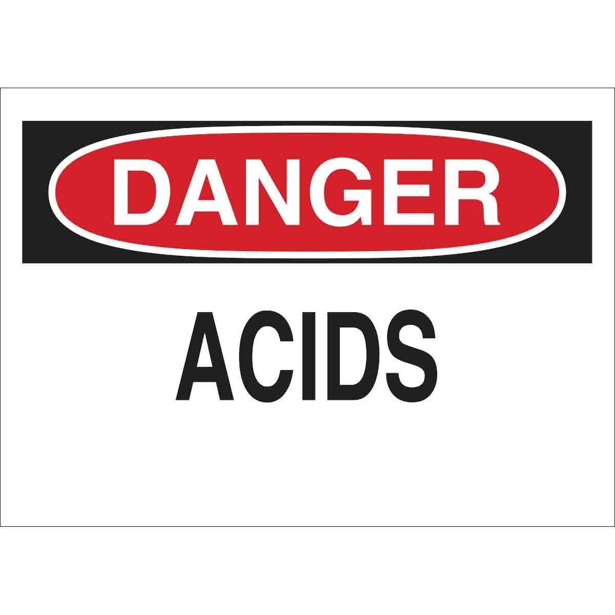 Brady® 43455 Chemical & Hazardous Material Signs
