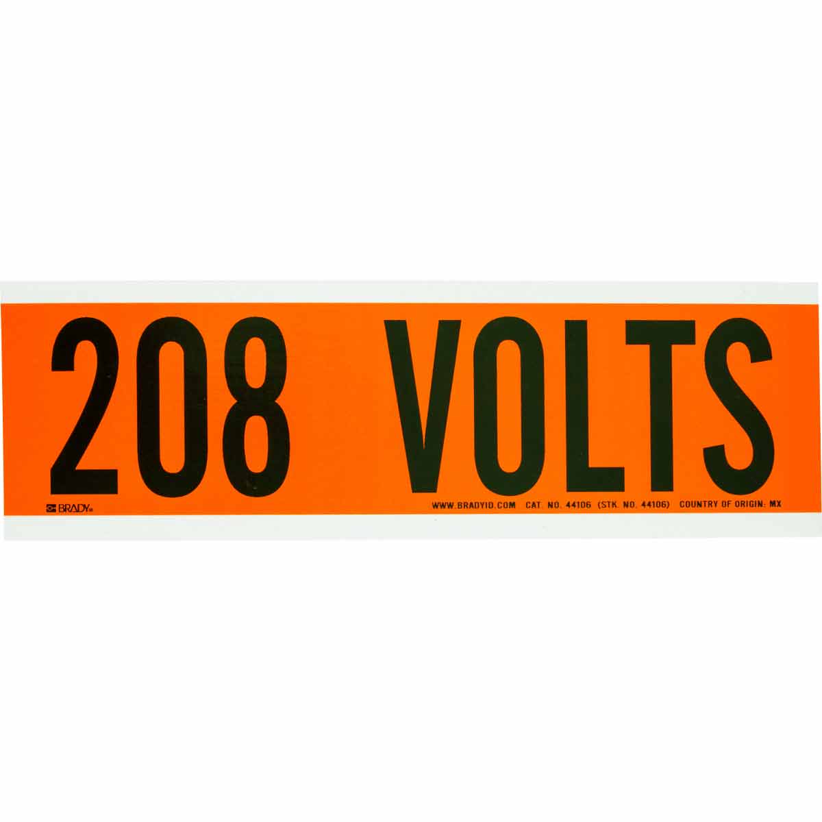 Brady® 44106 Conduit & Voltage Markers