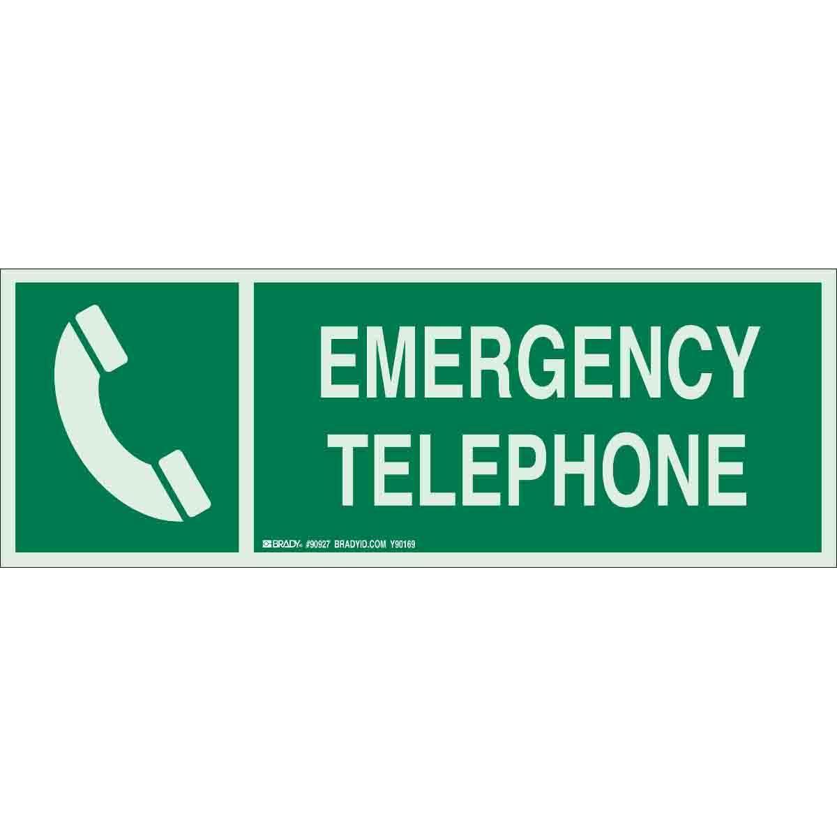 Brady® 90927 Fire, Emergency, Exit & First Aid Signs