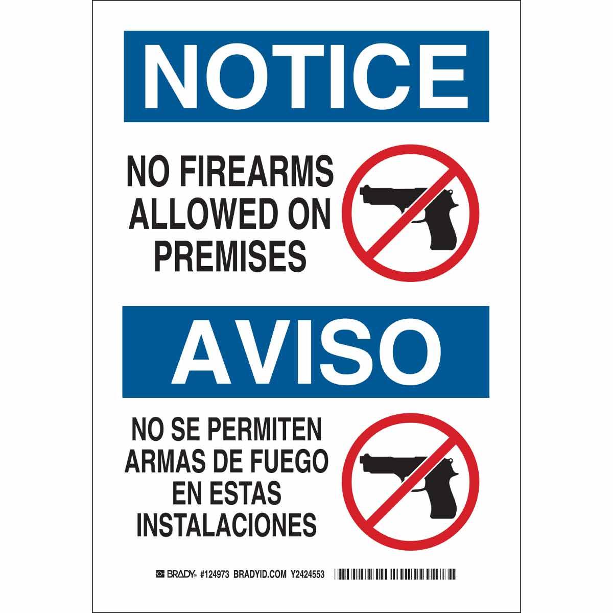 Brady® 124976 Access & Security Signs