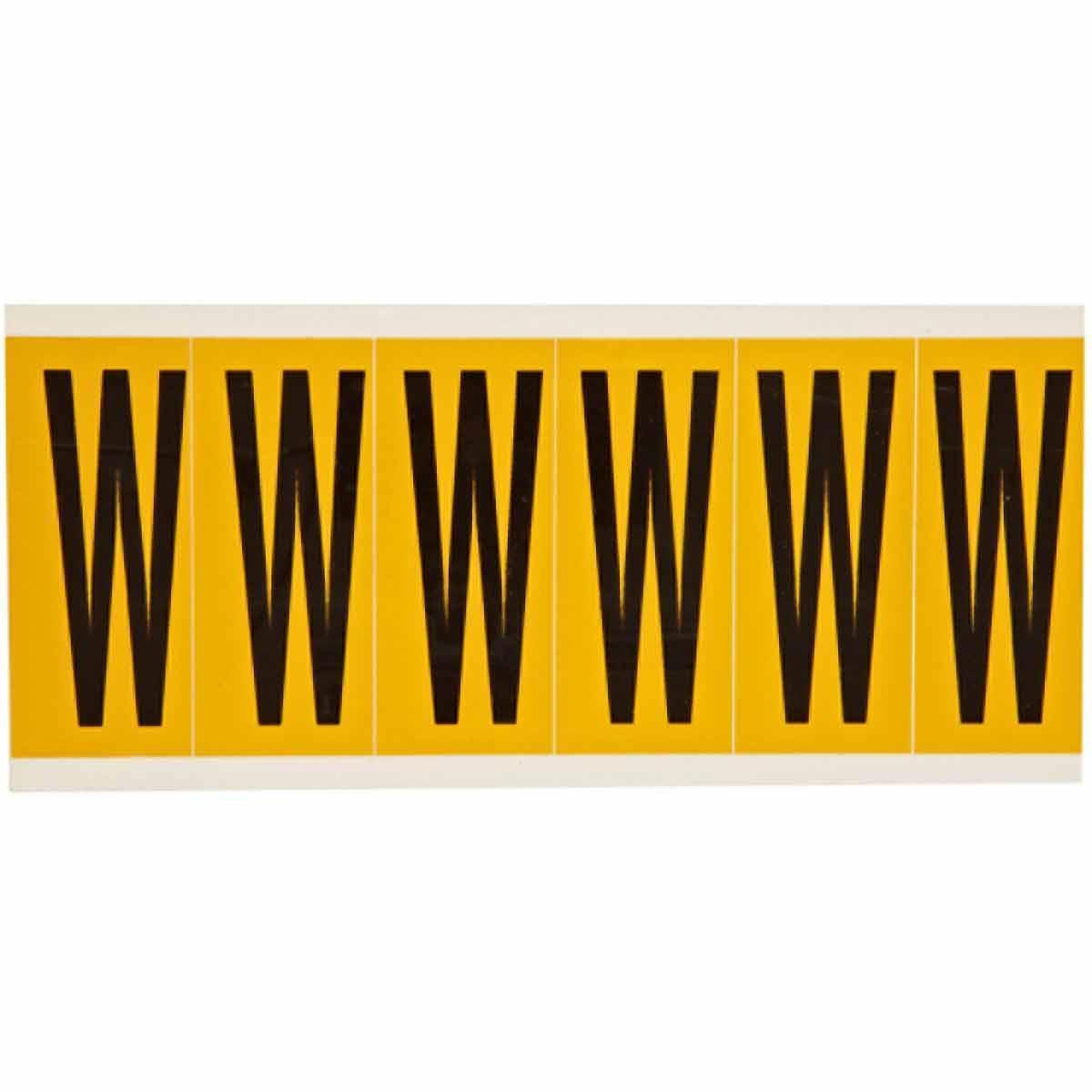 Brady® 1550-W Letters & Numbers