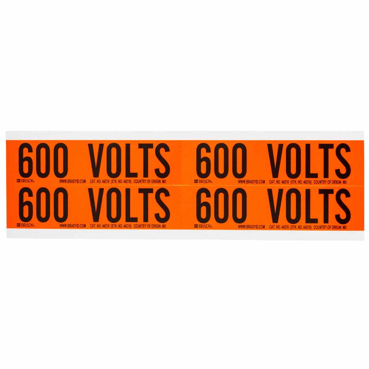 Brady® 44218 Conduit & Voltage Markers