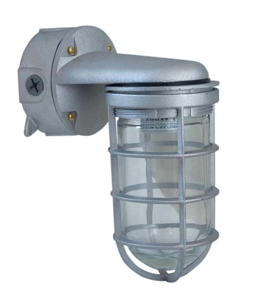Southwire - Topaz VFW100W50CG Vaporproof Fixture With Cage, Powder Coated Housing