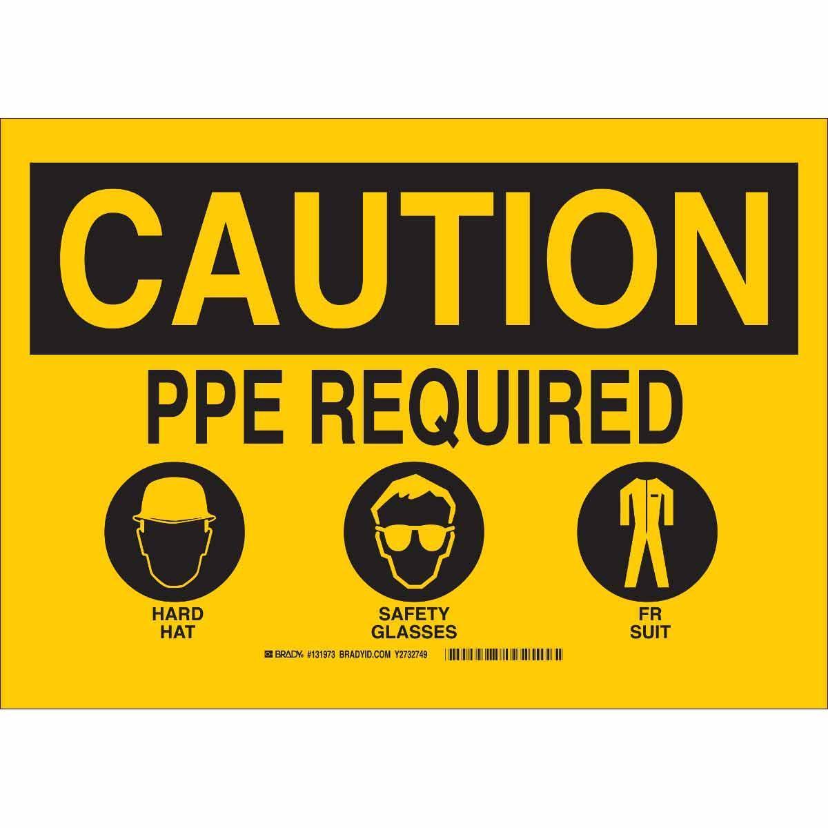 Brady® 131973 Accident Prevention Signs