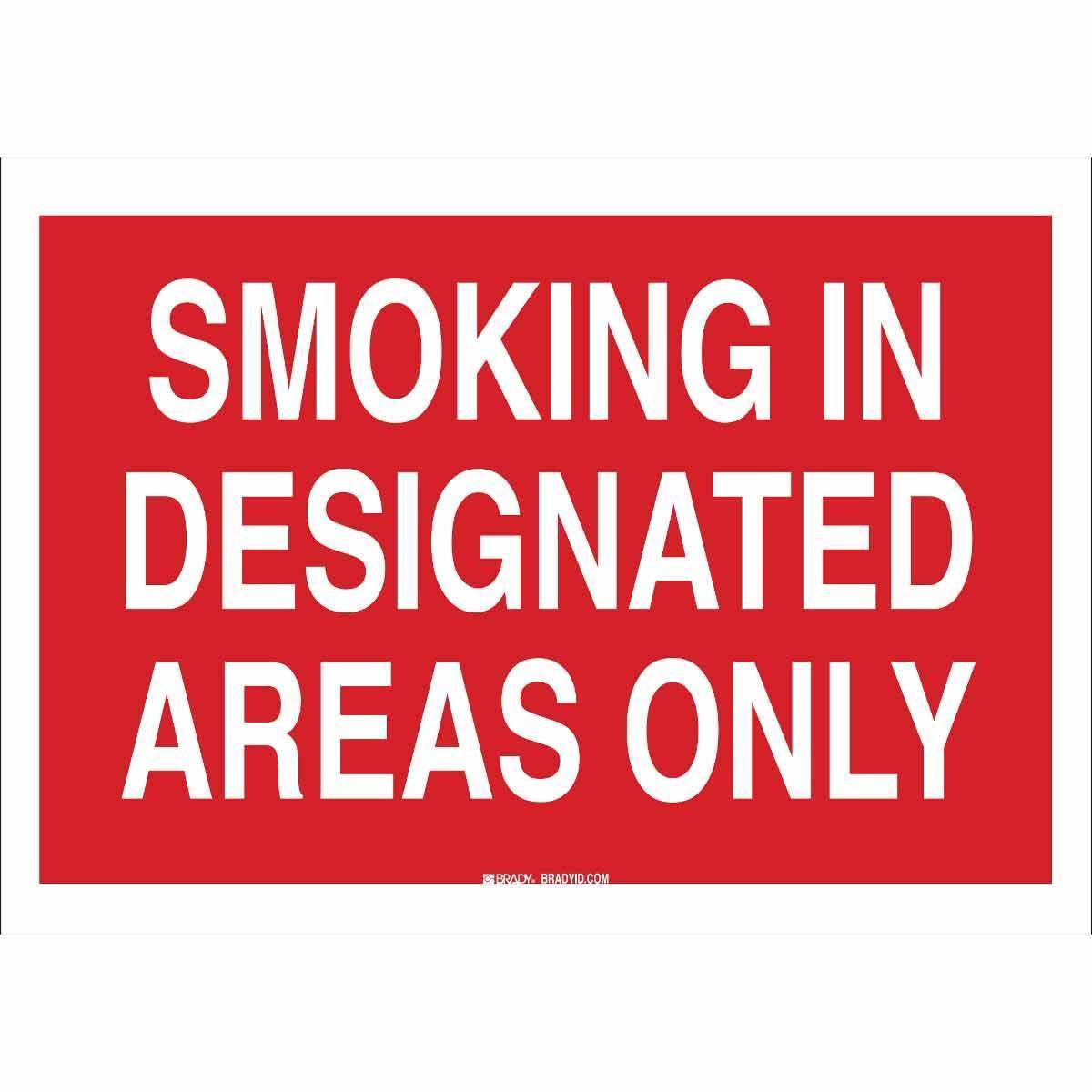 Brady® 72176 No Smoking & Restricted Activity Signs