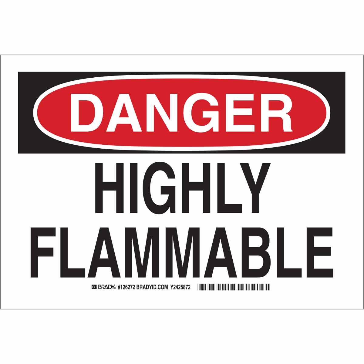Brady® 126274 Chemical & Hazardous Material Signs