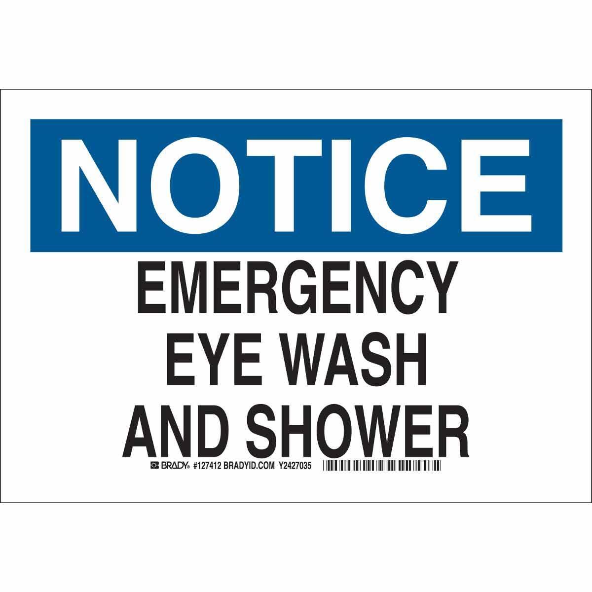 Brady® 127413 Fire, Emergency, Exit & First Aid Signs