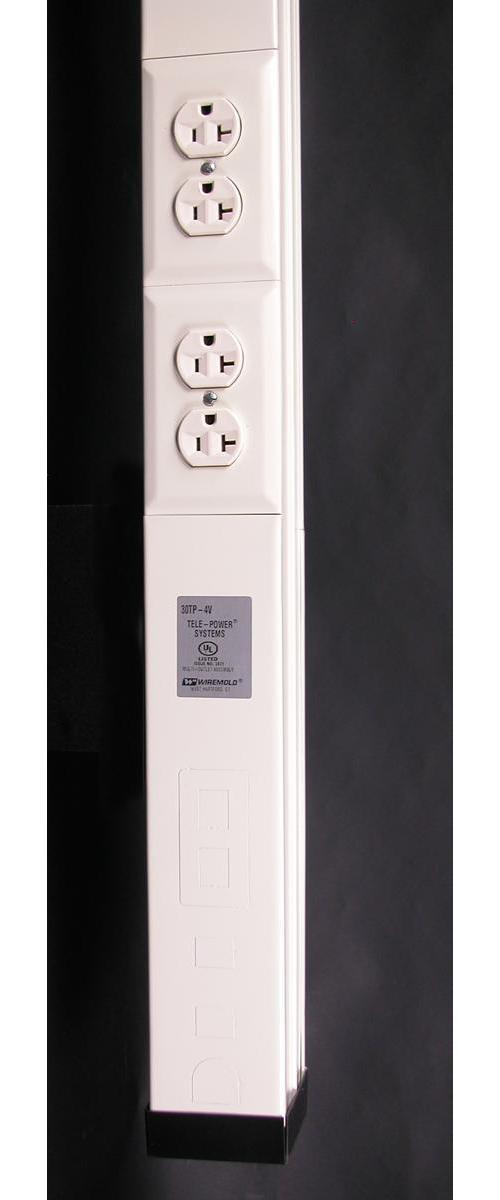 Wiremold® 30TP-4V Power Poles